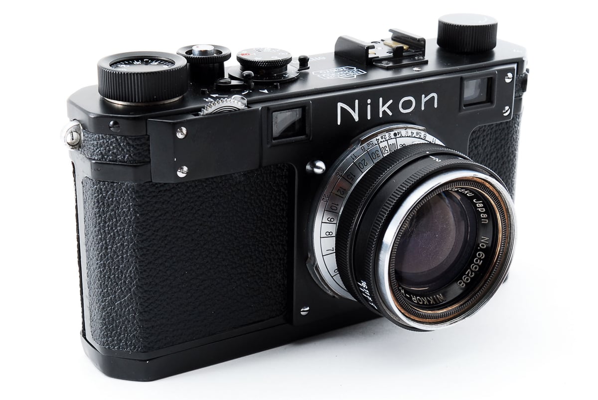 Nikon S 35mm Rangefinder Film Camera Body black Nikon S 35mm Rangefinder Film Camera Body black
