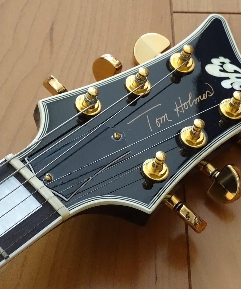 トムホルムズ　レスカス　富士弦製 Yahoo!オークション - Tom Holmes THC Semi Hollow Custom Bigsby トム