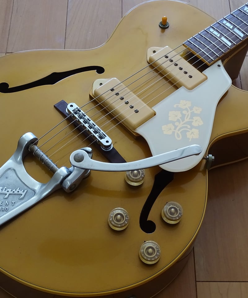 最終値下げ! 美品 Gibson 1990 ES-295 Bigsby Gold 1990 Gibson ES-295 Reissue Electric Guitar Bullion Gold