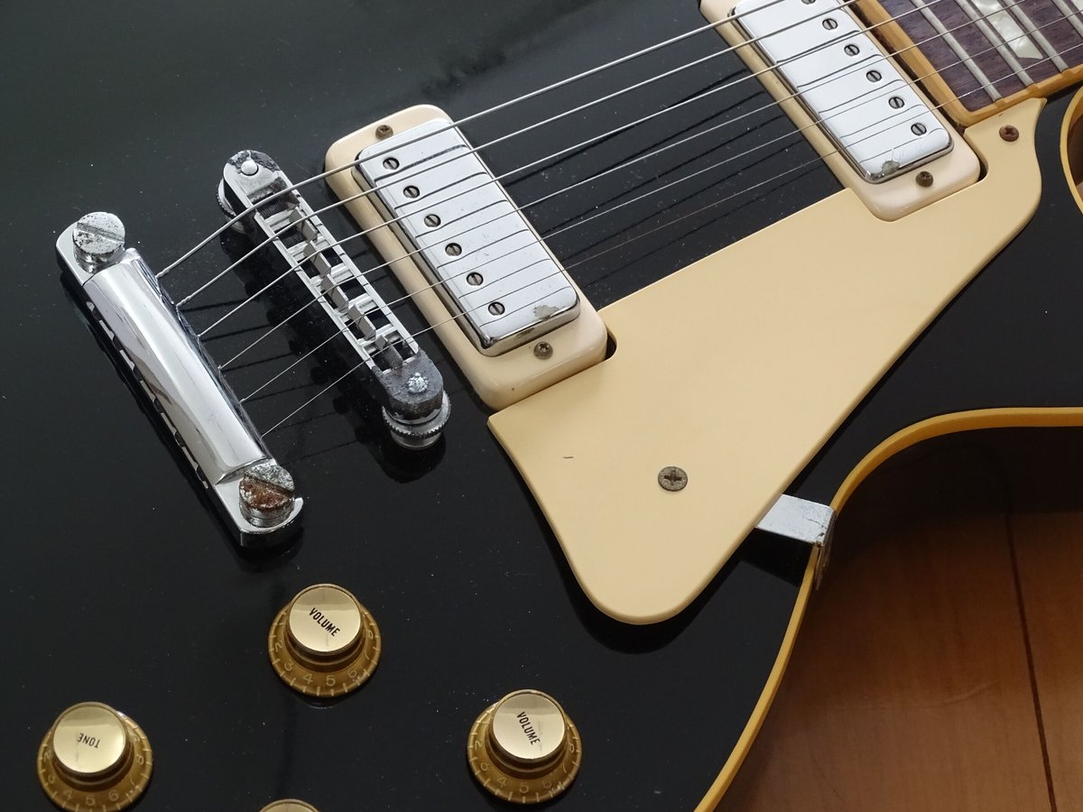 □1977年製Gibson Les Paul Deluxe□Ebony Black□ニアミント
