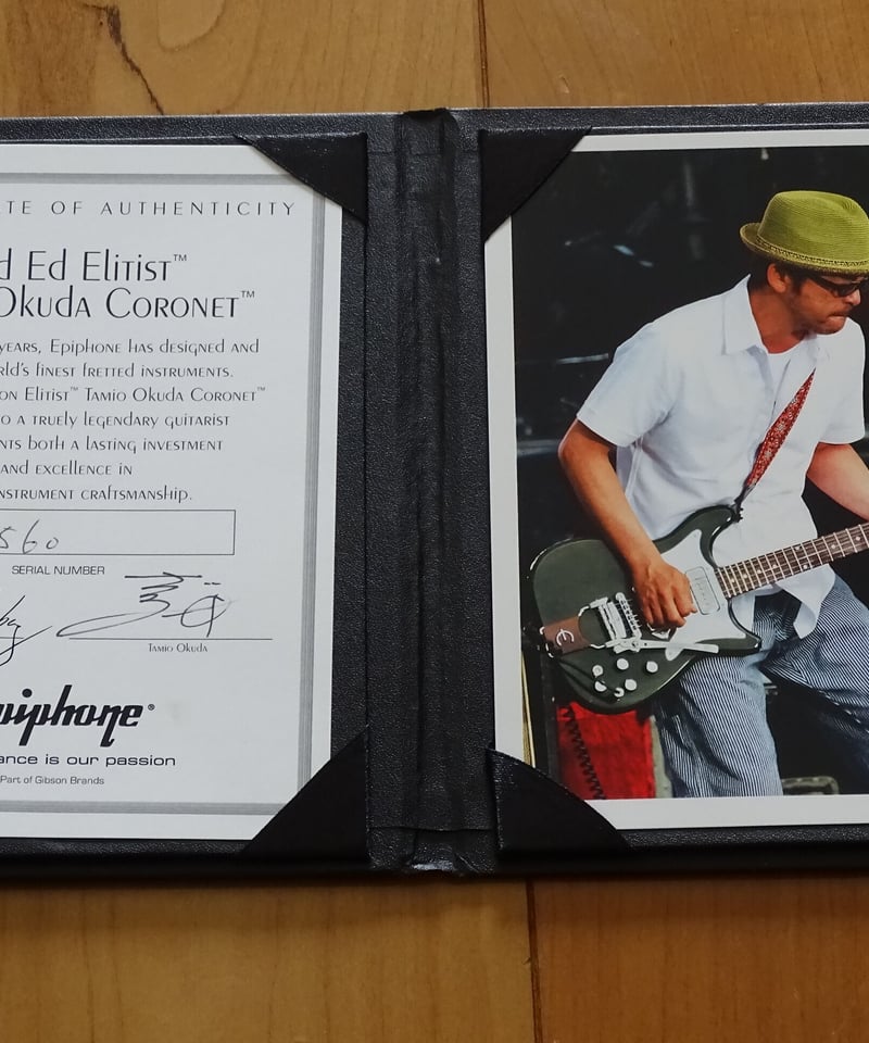 （訳あり格安出品）（希少）奥田民生　Tamio Okuda Coronet 中古】Epiphone Limited Edition Elitist Tamio Okuda Coronet