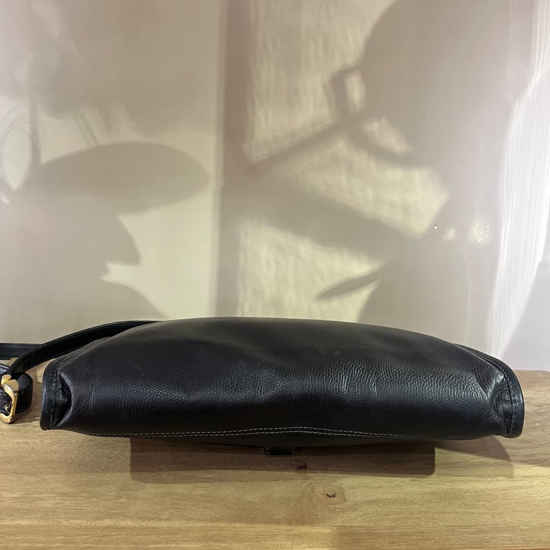 LOEWE ロエベ】ヴィンテージ 型押し本革レザー ショルダーバッグ