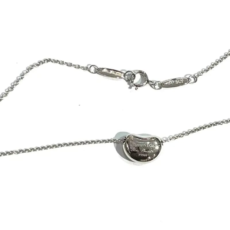 TIFFANY&CO.】2047 ミニビーン ネックレス／Elsa Peretti／シルバ