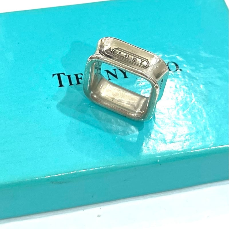 TIFFANY&CO. 1837 スクエアリング Tiffany ティファニーシルバー925