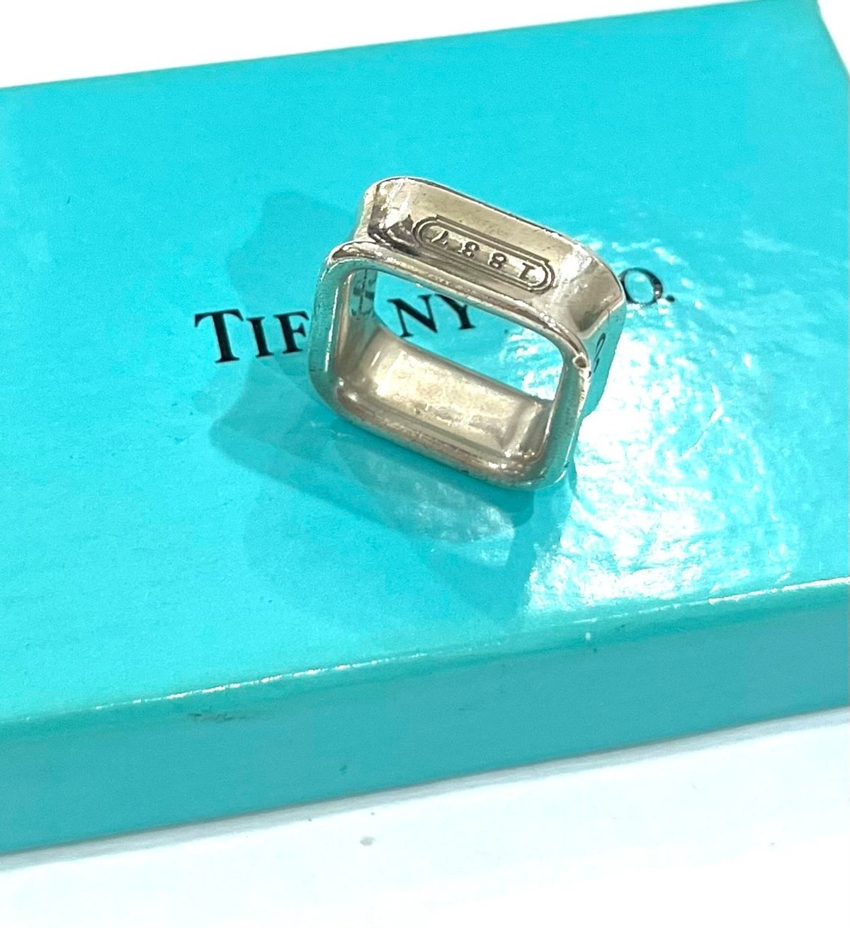 TIFFANY&CO. 1837 スクエアリング Tiffany ティファニーシルバー925