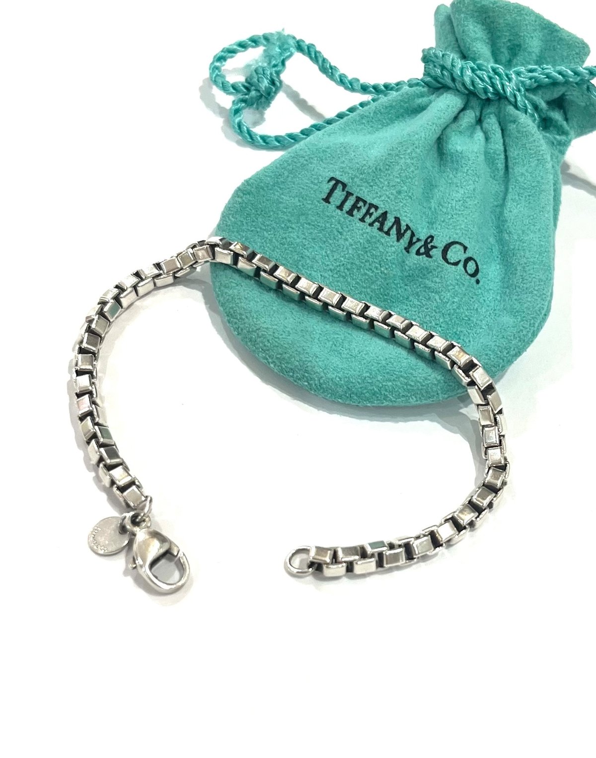 1788【TIFFANY & Co.】ヴィンテージ シルバー925 ベネチアンリンク