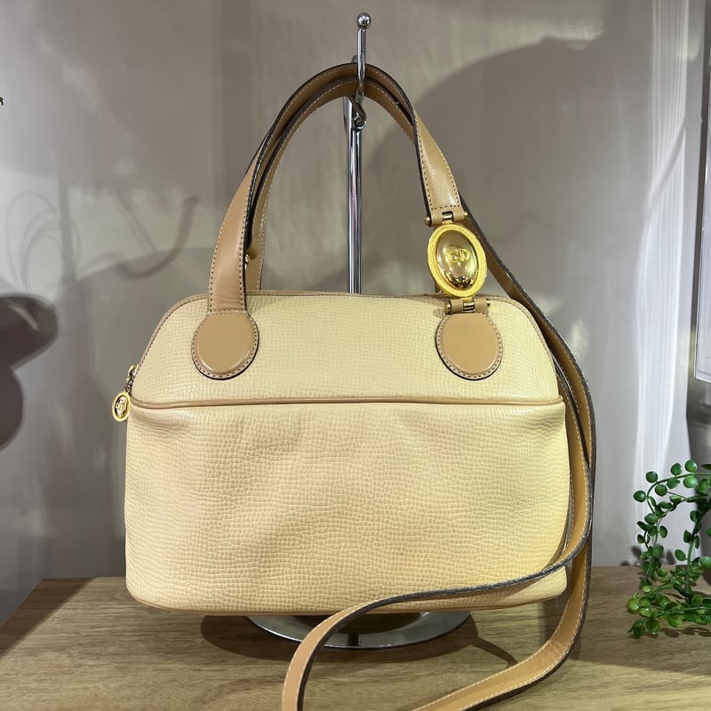 Christian Dior DIOR ヴィンテージ 2wayバッグ｜軽量カーフレザー×大