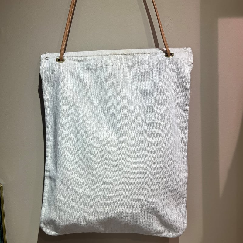 1744 HERMÈS エルメス アリーヌ GM キャンバスショルダーバッグ ロゴ
