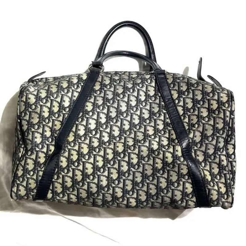 VINTAGE ChristianDior CDトロッターボストン 旅行バッグ クリスチャン