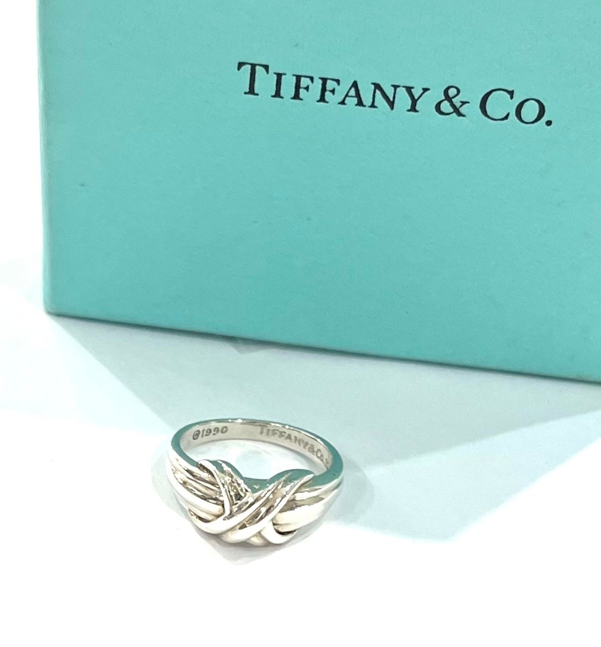 Tiffany & Co. シルバー ノットリング 1803 TIFFANY＆CO ティファニーノット 指輪 シルバーリング