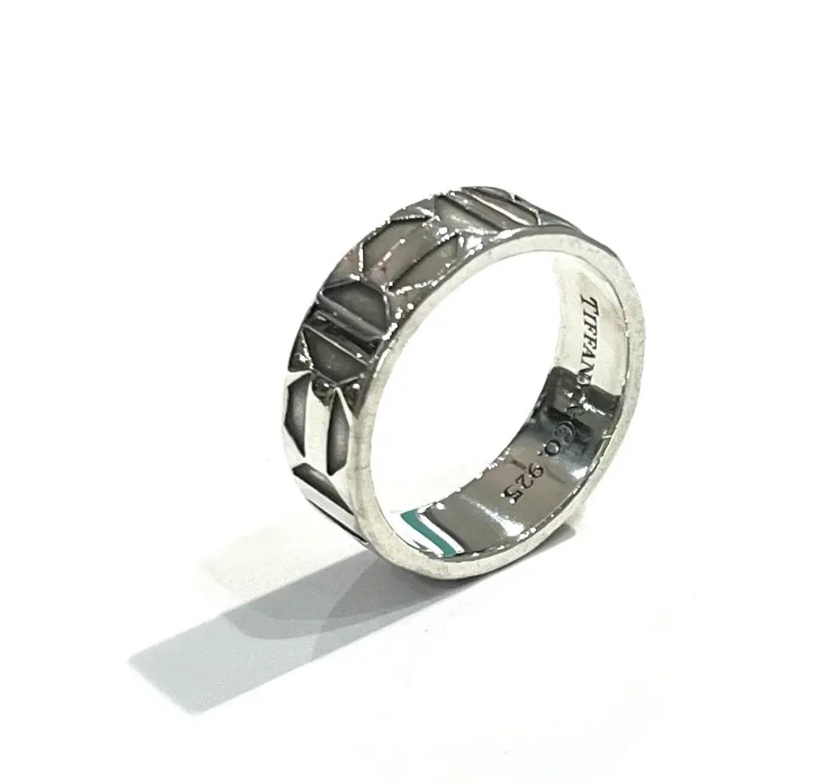 希少ティファニー パロマ・ピカソ スクリューデザインシルバーリング 希少【TIFFANY&CO】2060パロマ・ピカソ ゼリージュリング 指輪18号