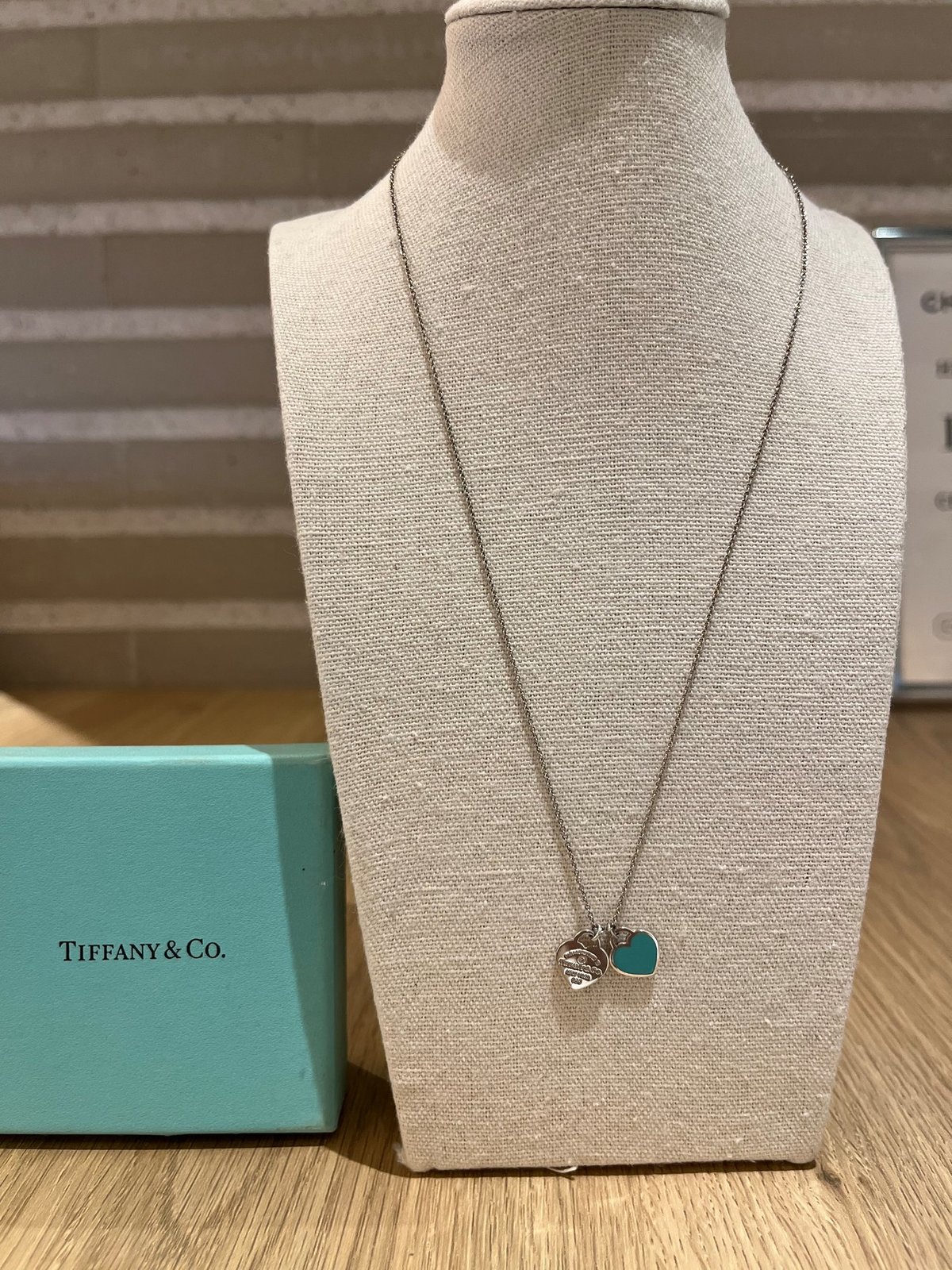 Tiffany & Co. ダイヤモンド ネックレス 一粒ダイヤ輝く。1543 Tiffany&co ダイヤモンド リターントゥ