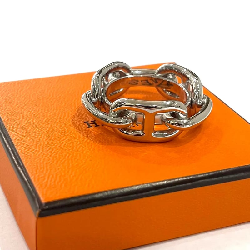 再入荷【HERMES 】HERMES スイス製 スカーフリングVINTAGE