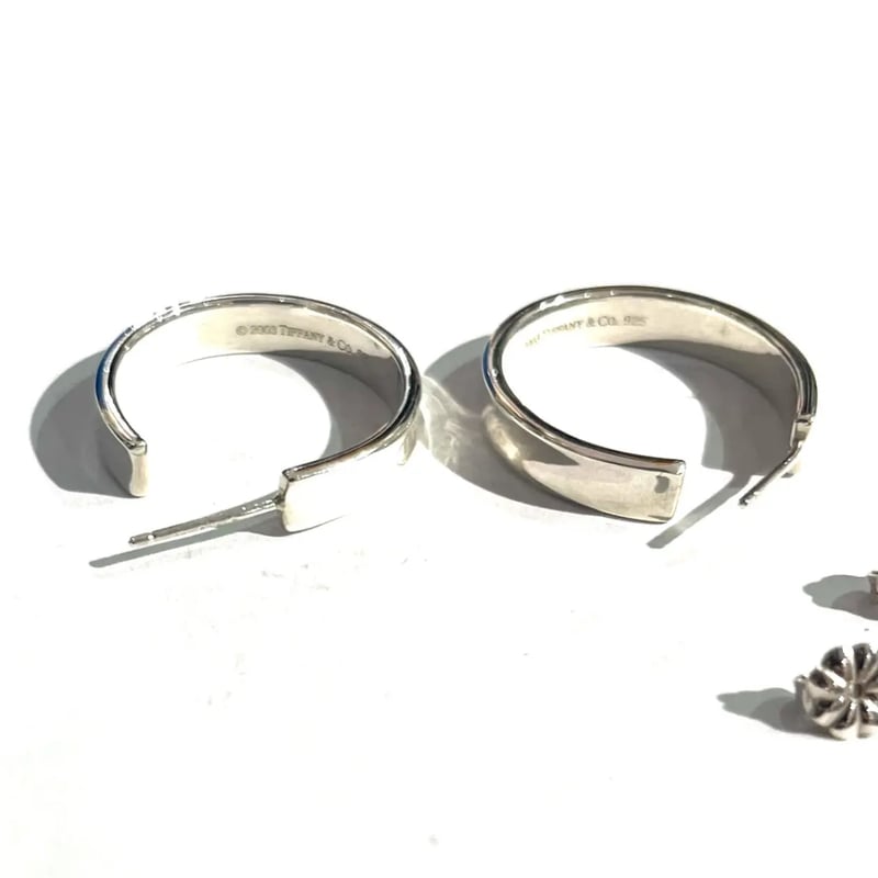 Tiffany&Co ティファニー ナロー フープ ピアス シルバー 片耳
