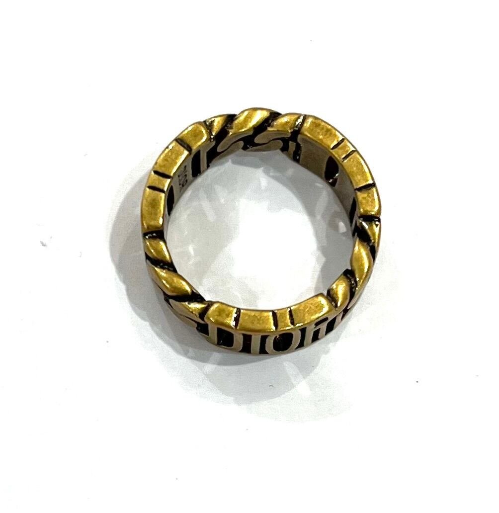 Dior リング サイズ11 Christian Dior 【DIOR／ディオール】リング（11号）アンティーク加工M