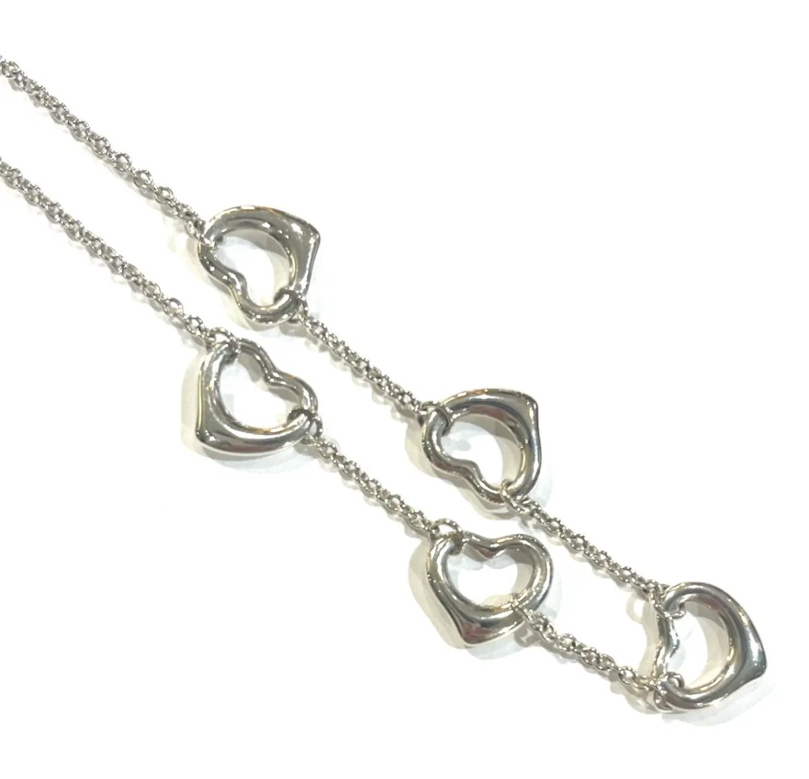TIFFANY&CO.】2149 エルサ・ペレッティ 5オープンハートネックレス