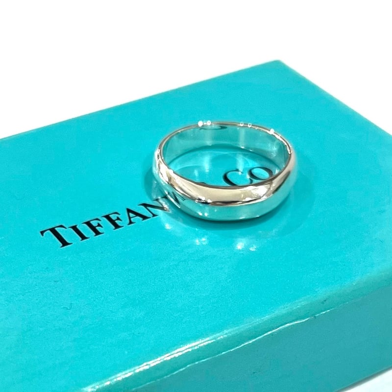1823 美しいラインTIFFANY&CO. エッジリング 13号 シルバー925