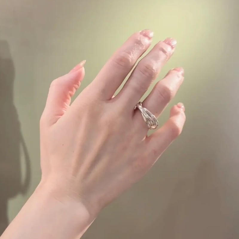 TIFFANY&CO】 【13-14号 】2420 希少ティファニートリニティ3連リング