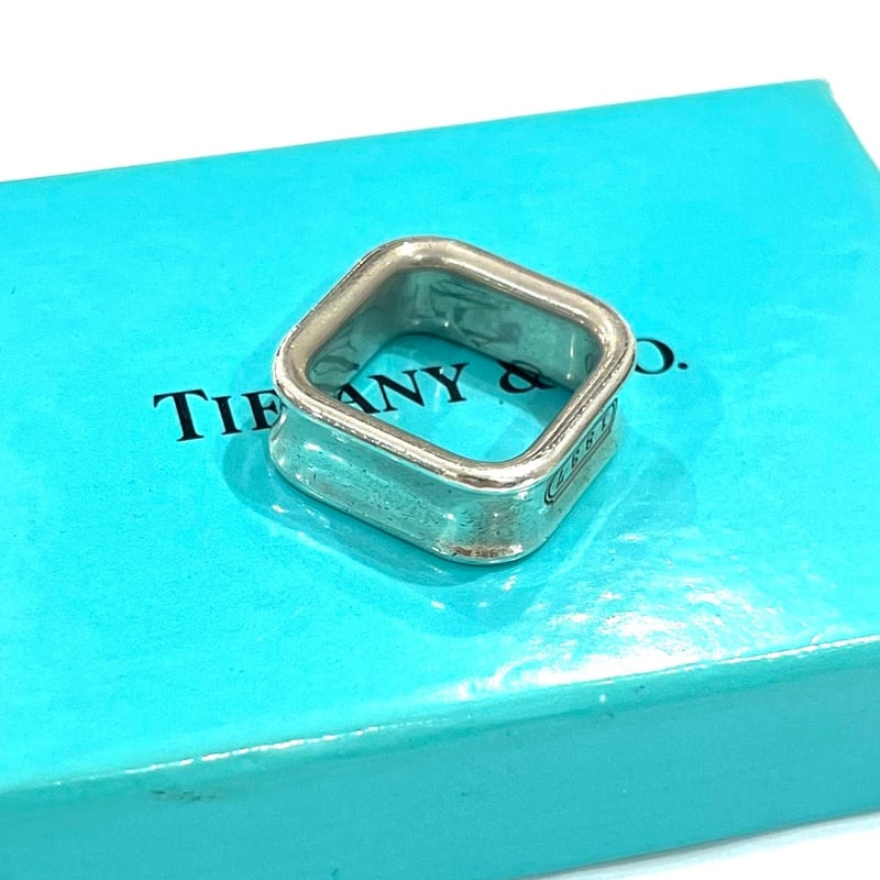 TIFFANY&CO. 1837 スクエアリング Tiffany ティファニーシルバー925