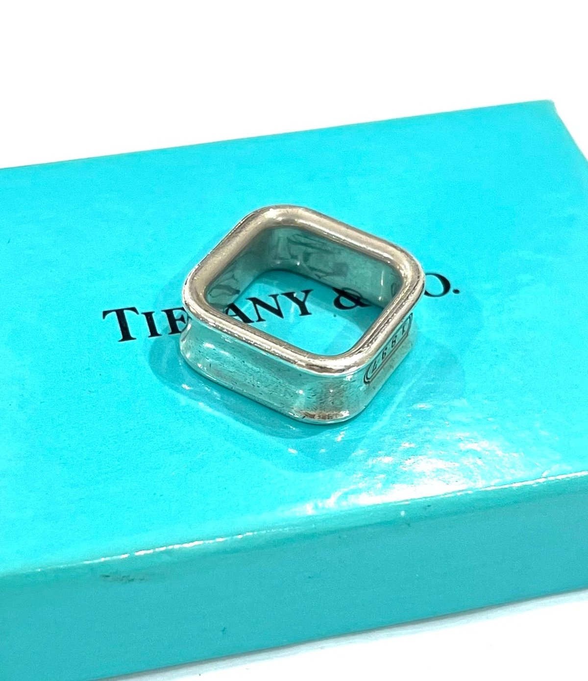 TIFFANY&CO. 1837 スクエアリング Tiffany ティファニーシルバー925