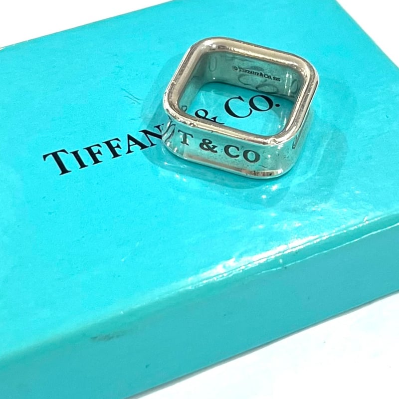 TIFFANY&CO. 1837 スクエアリング Tiffany ティファニーシルバー925