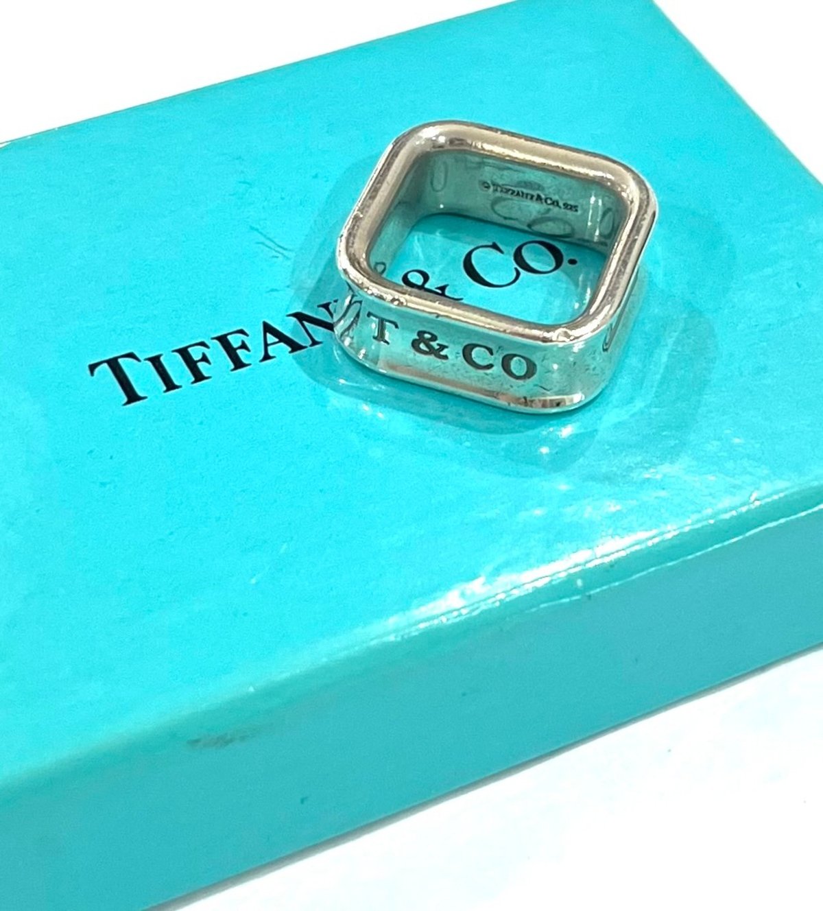 TIFFANY&CO. 1837 スクエアリング Tiffany ティファニーシルバー925