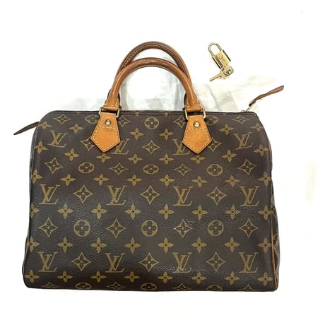 LOUIS VUITTON】1918 ルイヴィトンスピーディ30／南京錠付きモノグラム