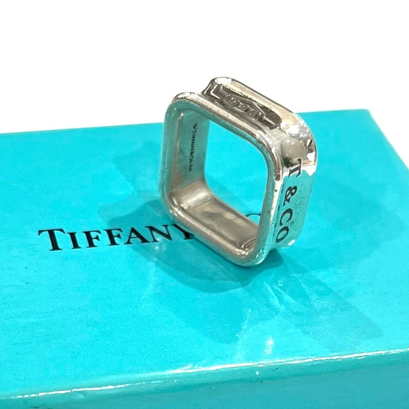 TIFFANY&CO. 1837 スクエアリング Tiffany ティファニーシルバー925