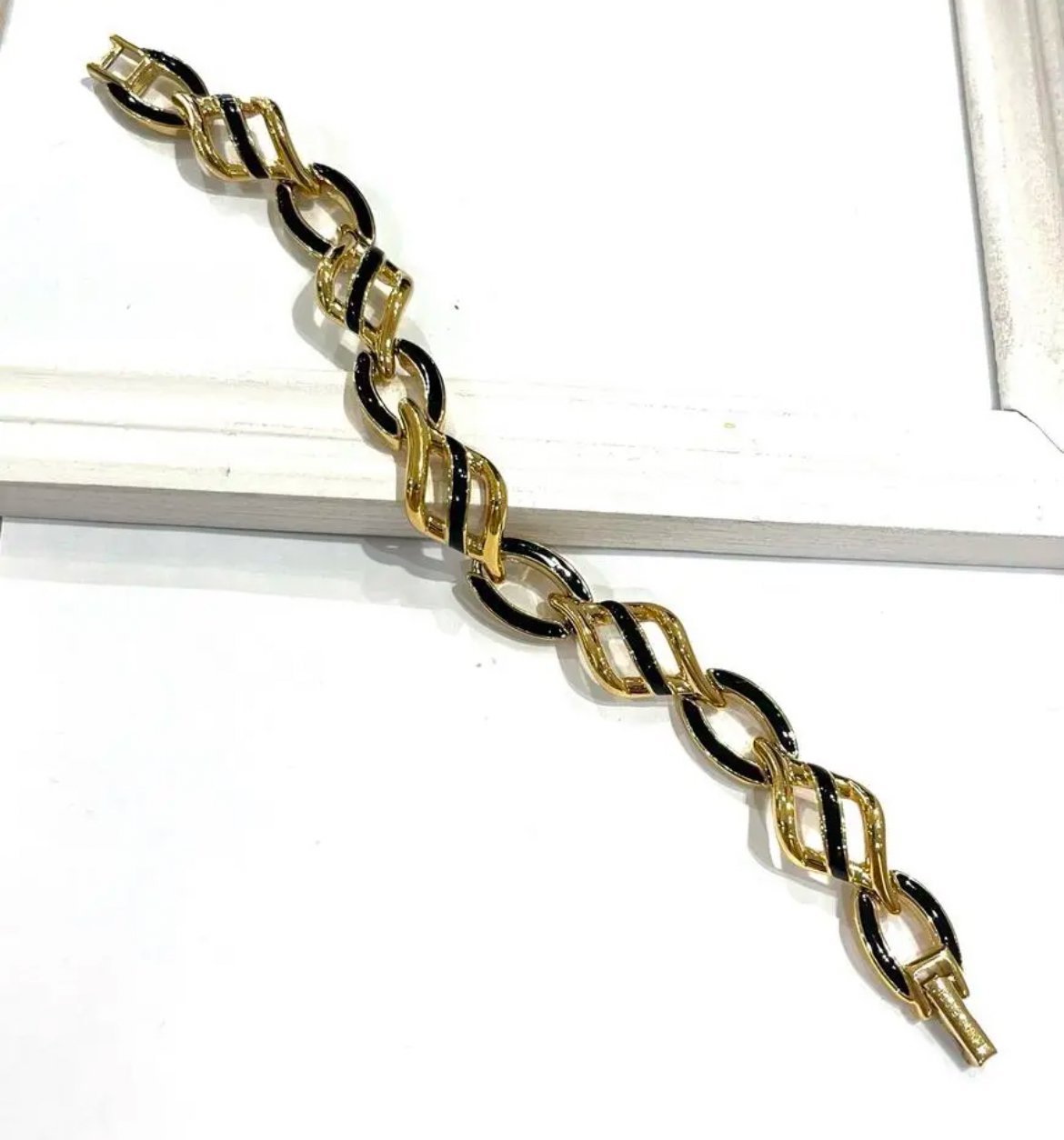 ◆ 値下げ‼️新品‼️ドイツ製ニナリッチヴィンテージゴールドレスレット喜平デザイン◆ フランスの名門。1801 NINA RICCI ニナリッチ ヴィンテージ