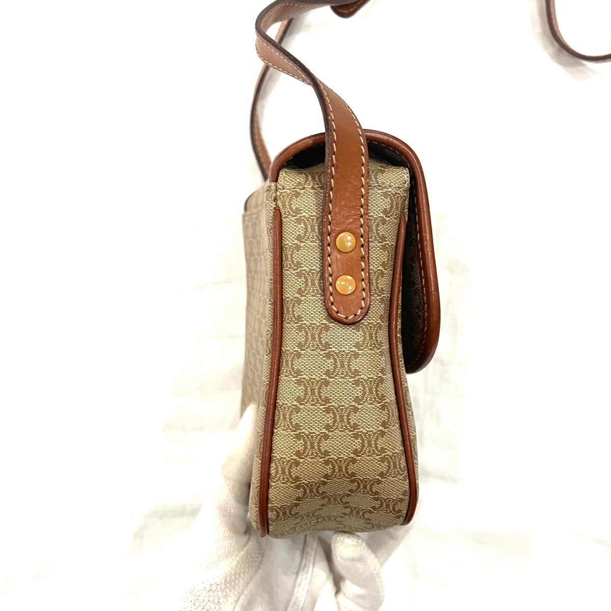 CELINE/セリーヌ】1863 マカダム柄 ショルダーバッグ ベージュ 