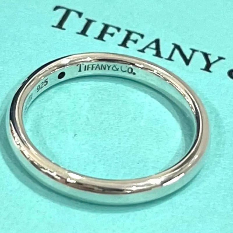 Tiffany & Co. 925シルバーリング 幾何学模様 Tiffany & Co. - Tiffany♥︎スクエアリング シルバーの通販 by