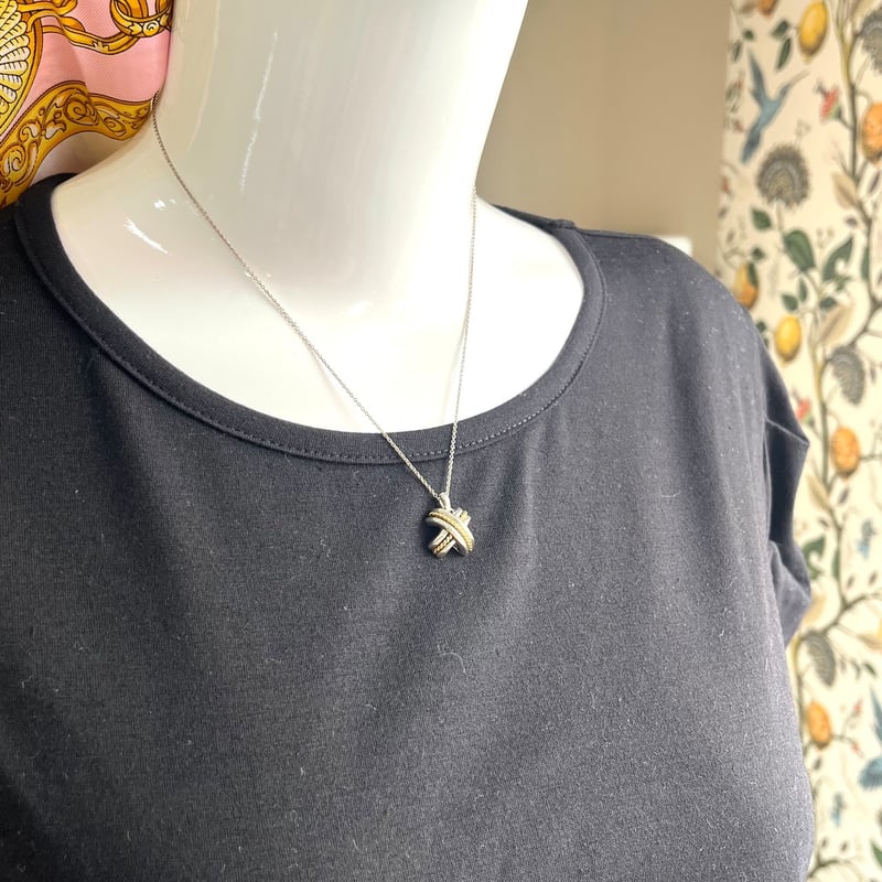 1807 Tiffany&Co. K18YGシグネチャー ネックレス ヴィンテージ