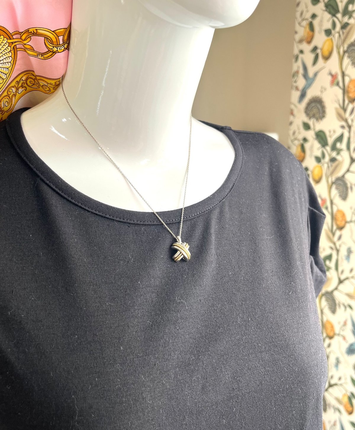 1807 Tiffany&Co. K18YGシグネチャー ネックレス ヴィンテージ
