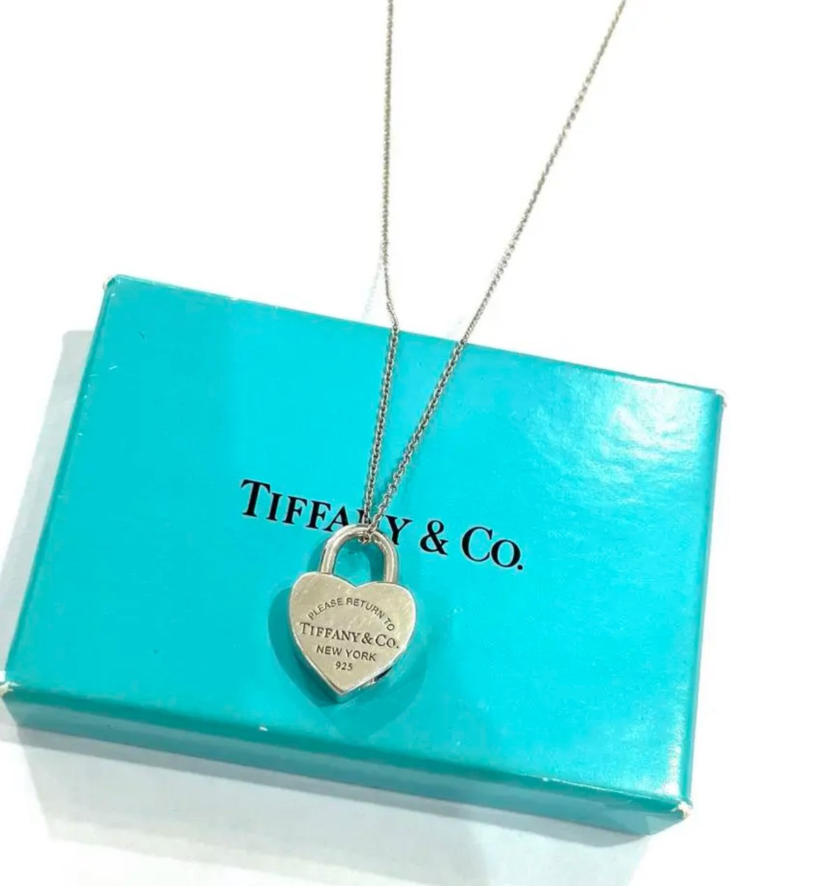 ティファニー　Tiffany & Co. ハート型ロックネックレス 925 TIFFANY&Co. ティファニー リターントゥ ハート パドロック ネックレス