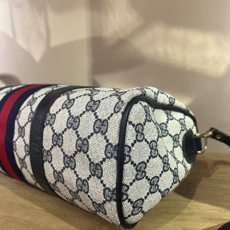 OLD GUCCI シェリーラインヴィンテージ シェリーライン 2WAYボストン