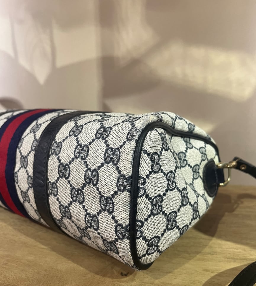 OLD GUCCI シェリーラインヴィンテージ シェリーライン 2WAYボストン