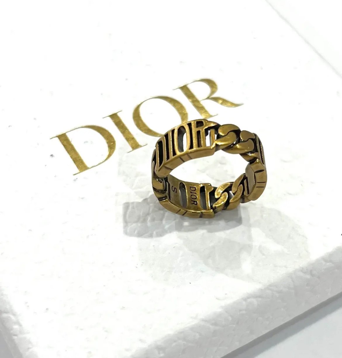 Christian Dior 】ディオールリング（11号）アンティーク加工M 指輪