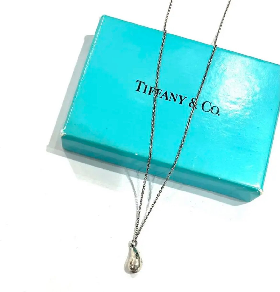 美しい曲線美。 Tiffany & Co. ティアドロップ ネックレス シルバー925