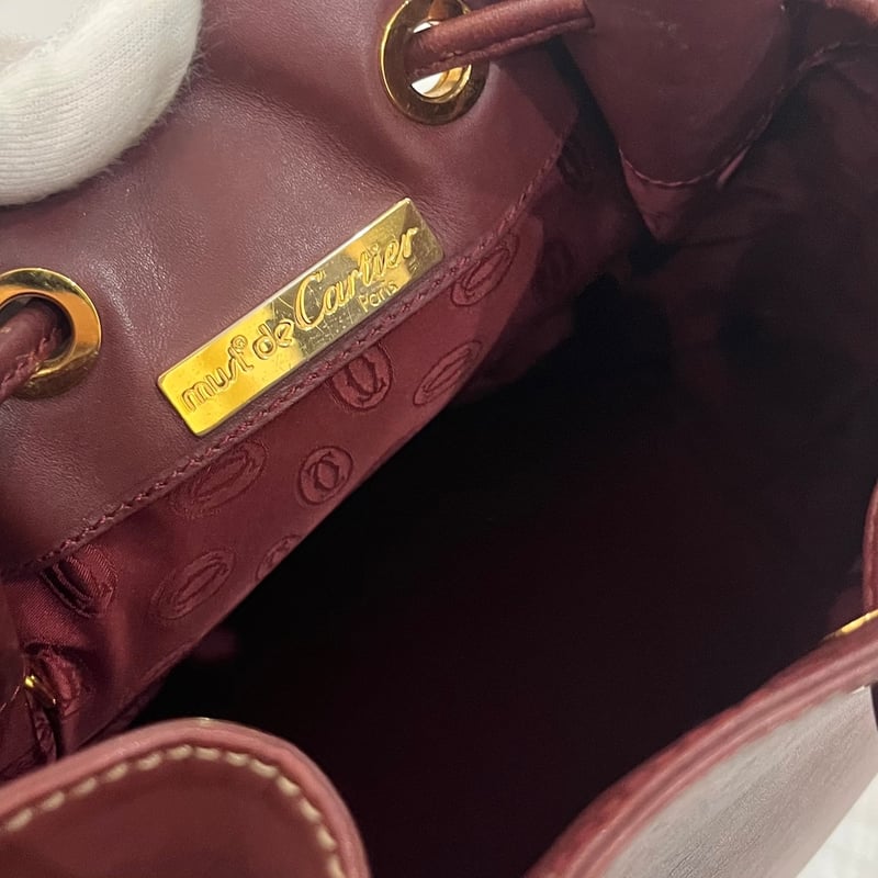 【期間限定値下中】Cartier カルティエ ヴィンテージ 巾着ショルダーバッグ Cartier/カルティエ】1861 ヴィンテージ ドローストリング 巾着
