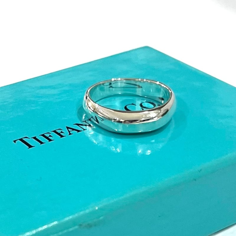 1823 美しいラインTIFFANY&CO. エッジリング 13号 シルバー925