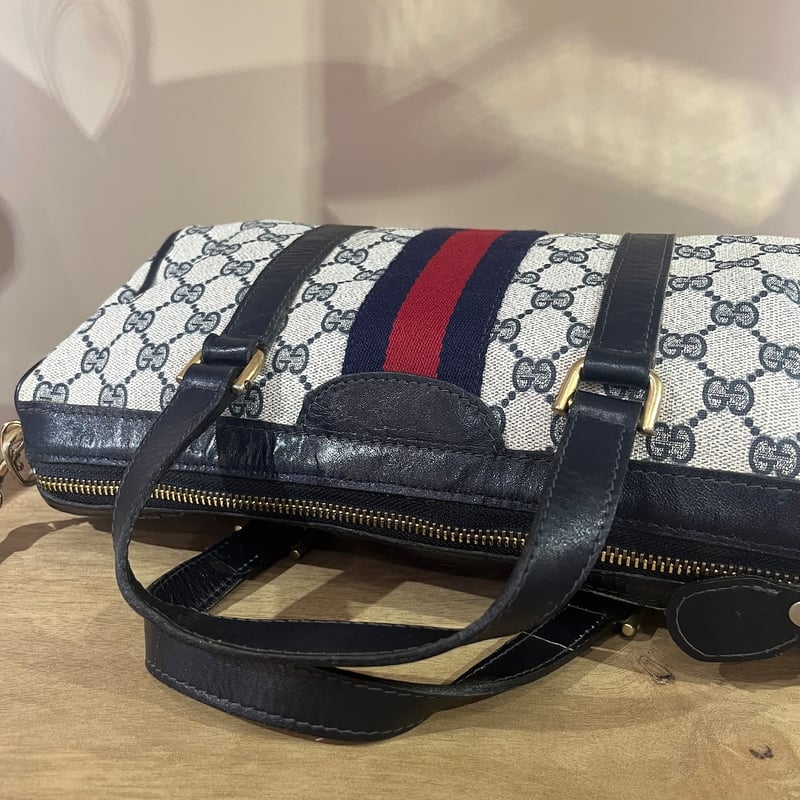 OLD GUCCI シェリーラインヴィンテージ シェリーライン 2WAYボストン