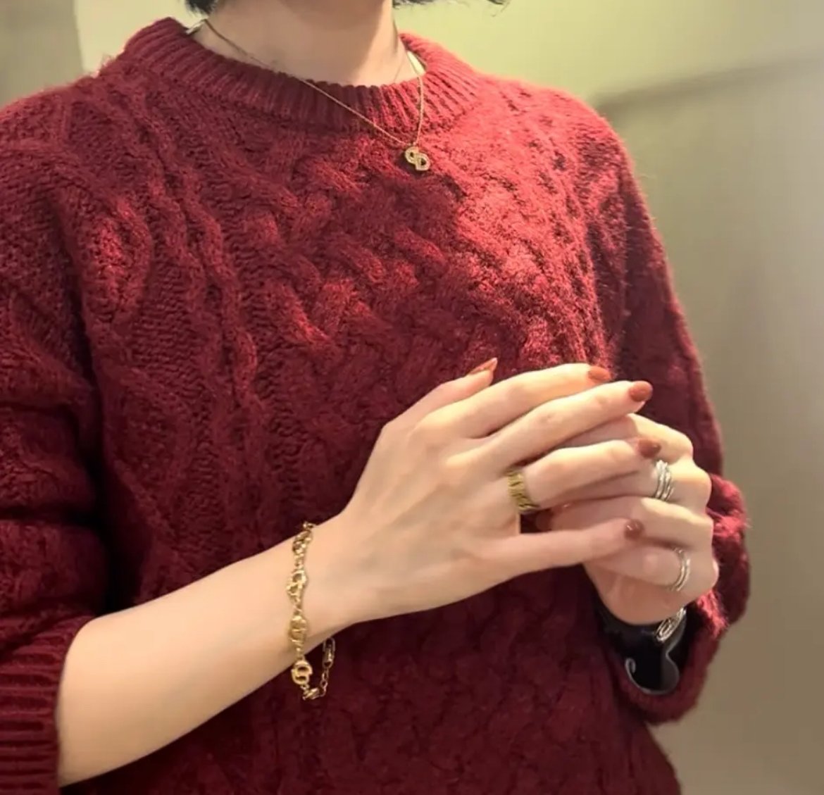 Christian Dior 】ディオールリング（11号）アンティーク加工M 指輪