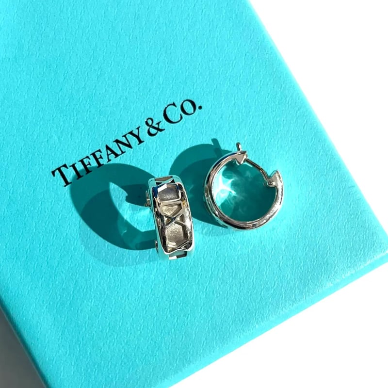 極美品 ティファニー アトラス フープ ピアス 片耳 シルバー925 TIFFANY&Co. ティファニー フープ ピアス アトラス シルバー925