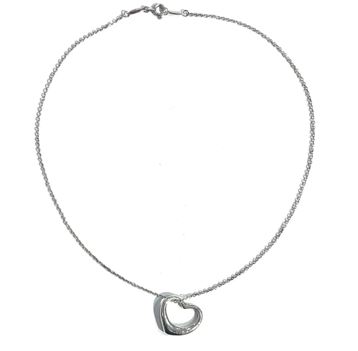 TIFFANY&CO.】T2020 エルサ・ペレッティ オープンハートネックレス