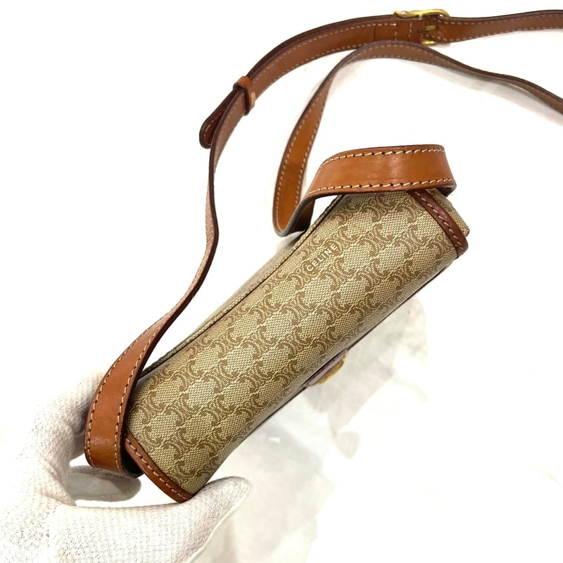 CELINE/セリーヌ】1863 マカダム柄 ショルダーバッグ ベージュ