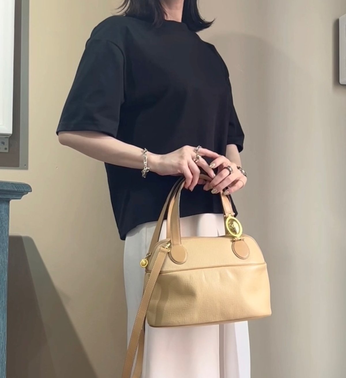 Christian Dior DIOR ヴィンテージ 2wayバッグ｜軽量カーフレザー×大 