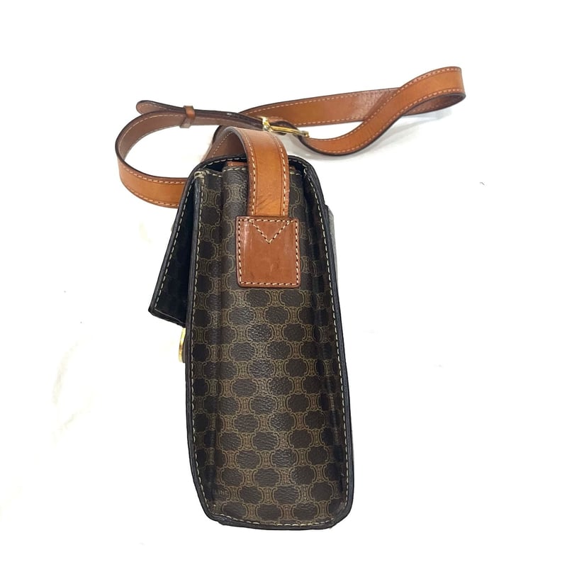 オールドセリーヌ CELINE マカダム柄 ショルダーバッグ CELINE マカダム柄ショルダーバッグ