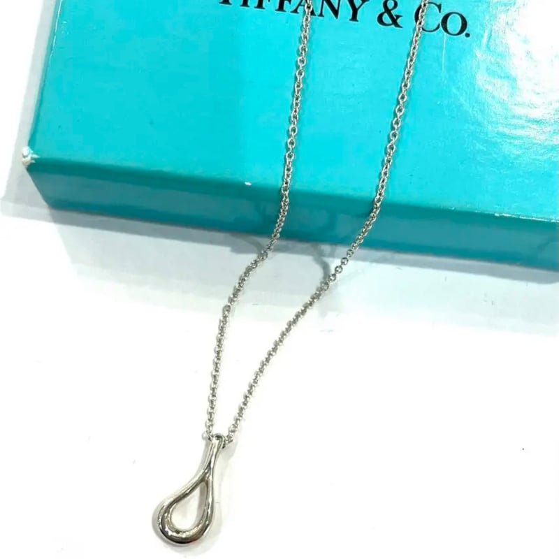 【極美品】 Tiffany & Co. ティアドロップ ネックレス　SV925 楽天市場】N【中古】【TIFFANY&Co.】ティファニー ティア