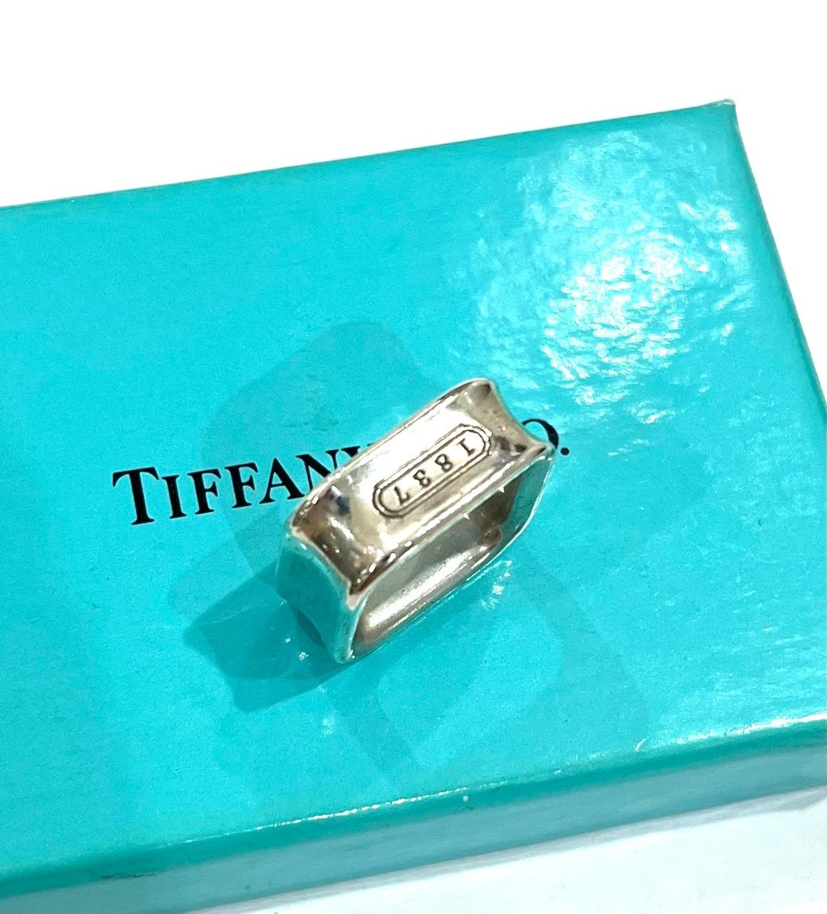 TIFFANY&CO. 1837 スクエアリング Tiffany ティファニーシルバー925