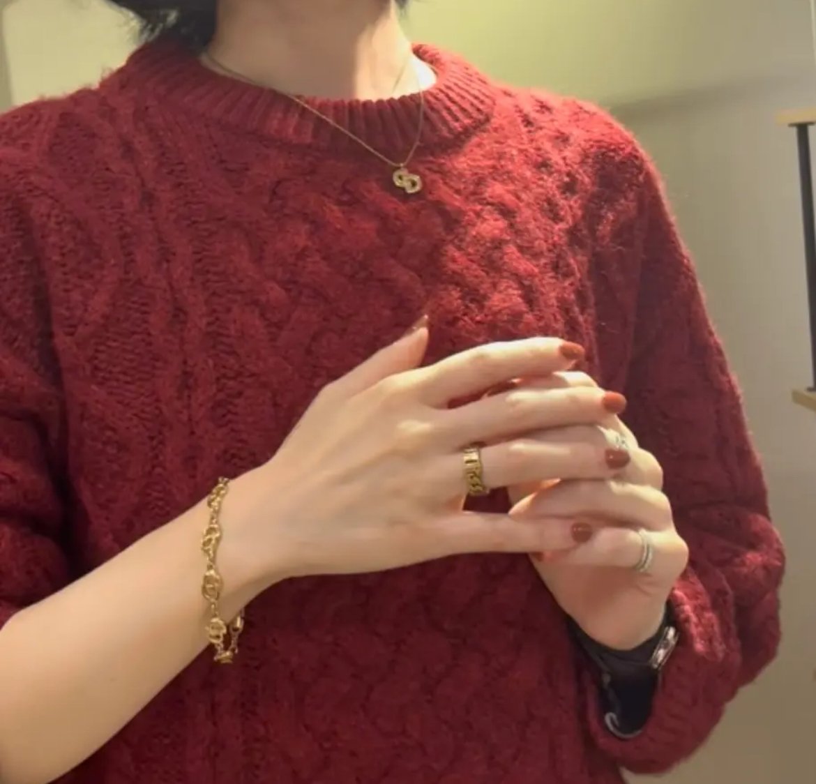 Christian Dior 】ディオールリング（11号）アンティーク加工M 指輪